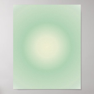 Stier Aura Gradient Zodiac, Groene Aura Gradient Poster