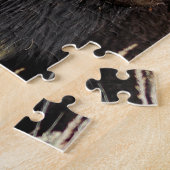 stier bison gruning legpuzzel (Zijkant)