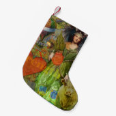  Stier Classic Vrouw Portret Gotische Kunst Kleine Kerstsok (Voorkant (Hangend))