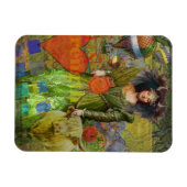 Stier Classic Vrouw Portret Gotische Kunst Magneet (Horizontaal)