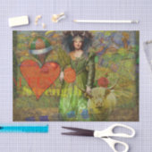 Stier Classic Vrouw Portret Gotische Kunst Tissuepapier (Craft)