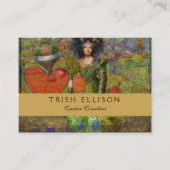  Stier Classic Vrouw Portret Gotische Kunst Visitekaartje (Voorkant)