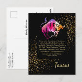 Stier de Stier Briefkaart (Voorkant / Achterkant)