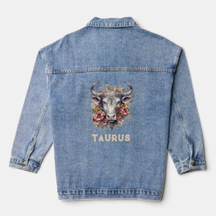 Stier de Stier Zodiac Dames Denim Jas Jacket