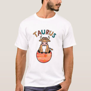 Stier de Stier zodiac schattig sterrenbeeld T-shirt