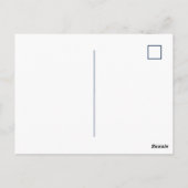 Stier Dierenriem Sterrenbeeld Blauwe Sterrenstelse Briefkaart (Achterkant)