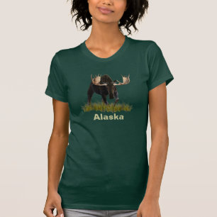 Stier eland aan het aanvallen t-shirt