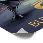 Stier en Beer Gepersonaliseerd Poster (Hoek)