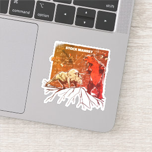 Stier- en Beerdaghandelaren Sticker