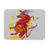 Stier en konijn flexibele magneet (Horizontaal)