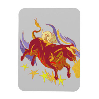 Stier en konijn flexibele magneet