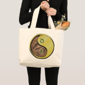 Stier- en metaalgeit grote tote bag (Voorkant (product))
