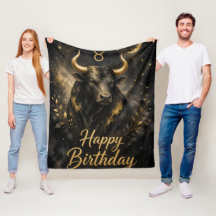 Stier Happy Birthday Sternzeichen Design