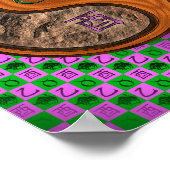 Stier & Hout Haan Poster (Hoek)