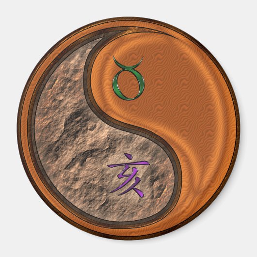 Stier & Houten Everzwijn Magneet (Voorkant)