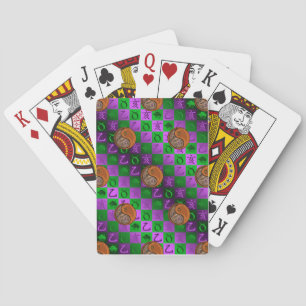 Stier & Houten Everzwijn Pokerkaarten