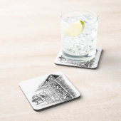  stier in Barn Onderzetter (Rechterzijde)