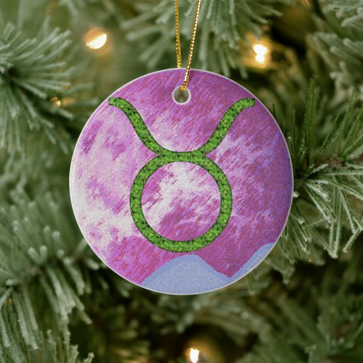 Stier Keramisch Ornament (Boom)