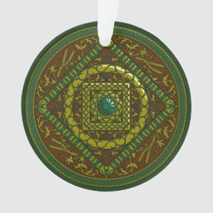 Stier Mandala Acryl Ornament