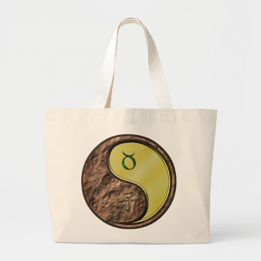 Stier & Metaal Rat Grote Tote Bag (Voorkant)