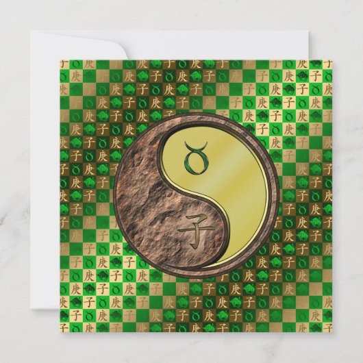 Stier & Metaal Rat Kaart (Voorkant)