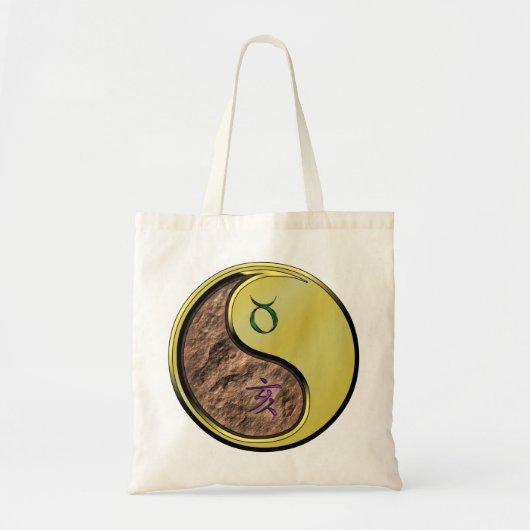 Stier & Metaalbeer Tote Bag (Voorkant)