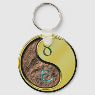 Stier & Metalen Slang Sleutelhanger
