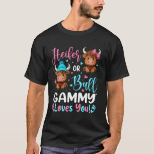 Stier of Vaars Oma Houdt Van Jou Highland Rund Lie T-shirt