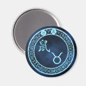 Stier/Rat Magneet (Voorkant / Achterkant)