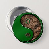 Stier Ronde Button 7,6 Cm (Voorkant /achterkant)