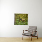 Stier Roosevelt-eland Wandkleed (In Situ (horizontaal))