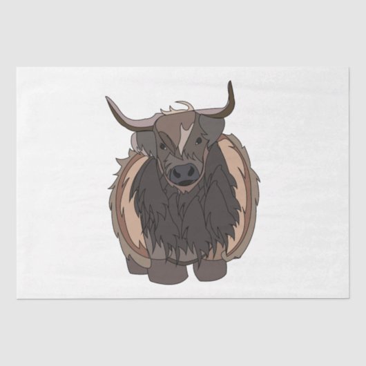 Stier Rundvee Stier Tissuepapier (Voorkant)