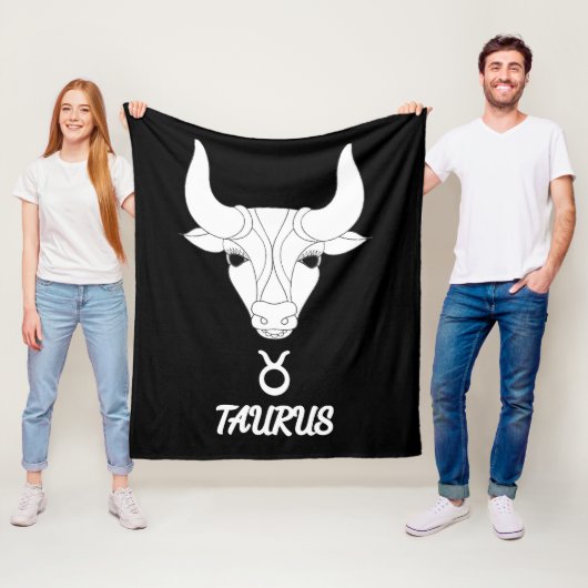Stier Silhouet Fleece Deken (In situ)