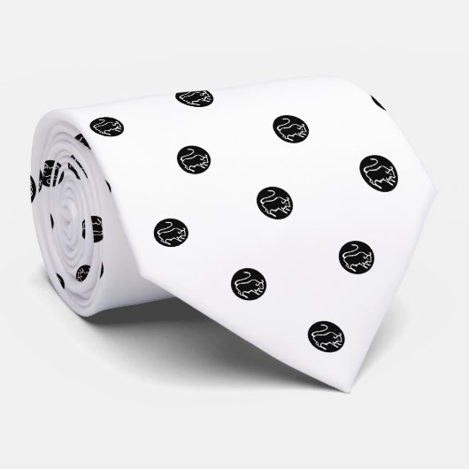 Stier sterrenbeeld polka dot das (Opgerold)