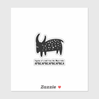 Stier Sticker