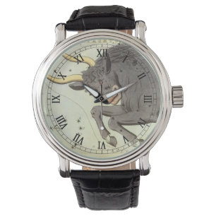 Stier Stier, Antieke Constellatie Urania's Spiegel Horloge