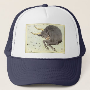 Stier Stier, Antieke Constellatie Urania's Spiegel Trucker Pet