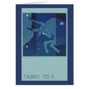 Stier Stier Constellatie Vintage Zodiac Astrologie