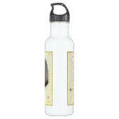 Stier Stier, sterrenbeeld Urania's Mirror Waterfles (Achterkant)