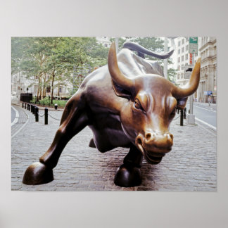 Stier van Wall Street Poster