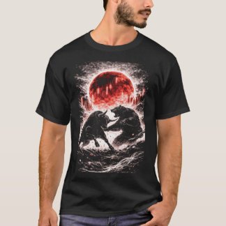Stier vs Beermarkt in Red Moon Forest - Japans  T-shirt