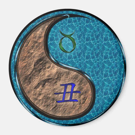 Stier & Water Os Magneet (Voorkant)