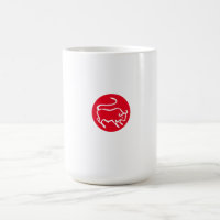 Stier Zodiac teken Moderne minimalistische vlakte
