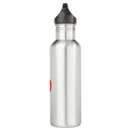 Stier Zodiac teken Moderne minimalistische vlakte Waterfles (Rechts)