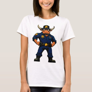 Stieren Politie / Politie Stier T-shirt