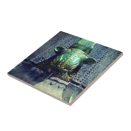 stierenfontein tegeltje (Zijkant)