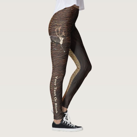 stierenkariboe op rendierbont leggings (Rechts)