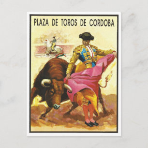 Stierenvechten, Plaza del Toros, Cordoba, Spanje Briefkaart