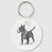 Stiersterterrier sleutelhanger (Achterkant)