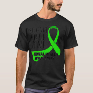 Stigma Free Zone Mental Health Awareness Apparel T-shirt